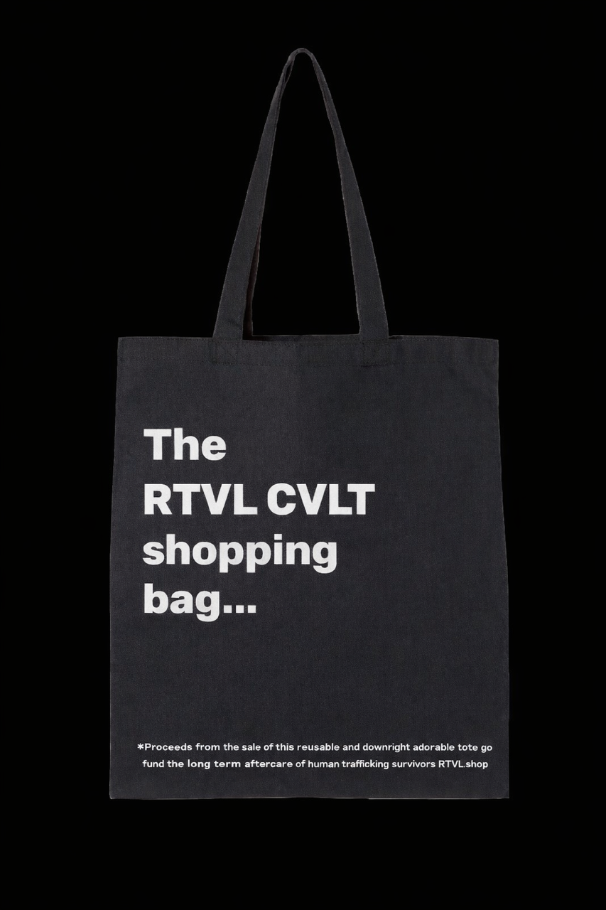 the RTVL CVLT shopping bag...