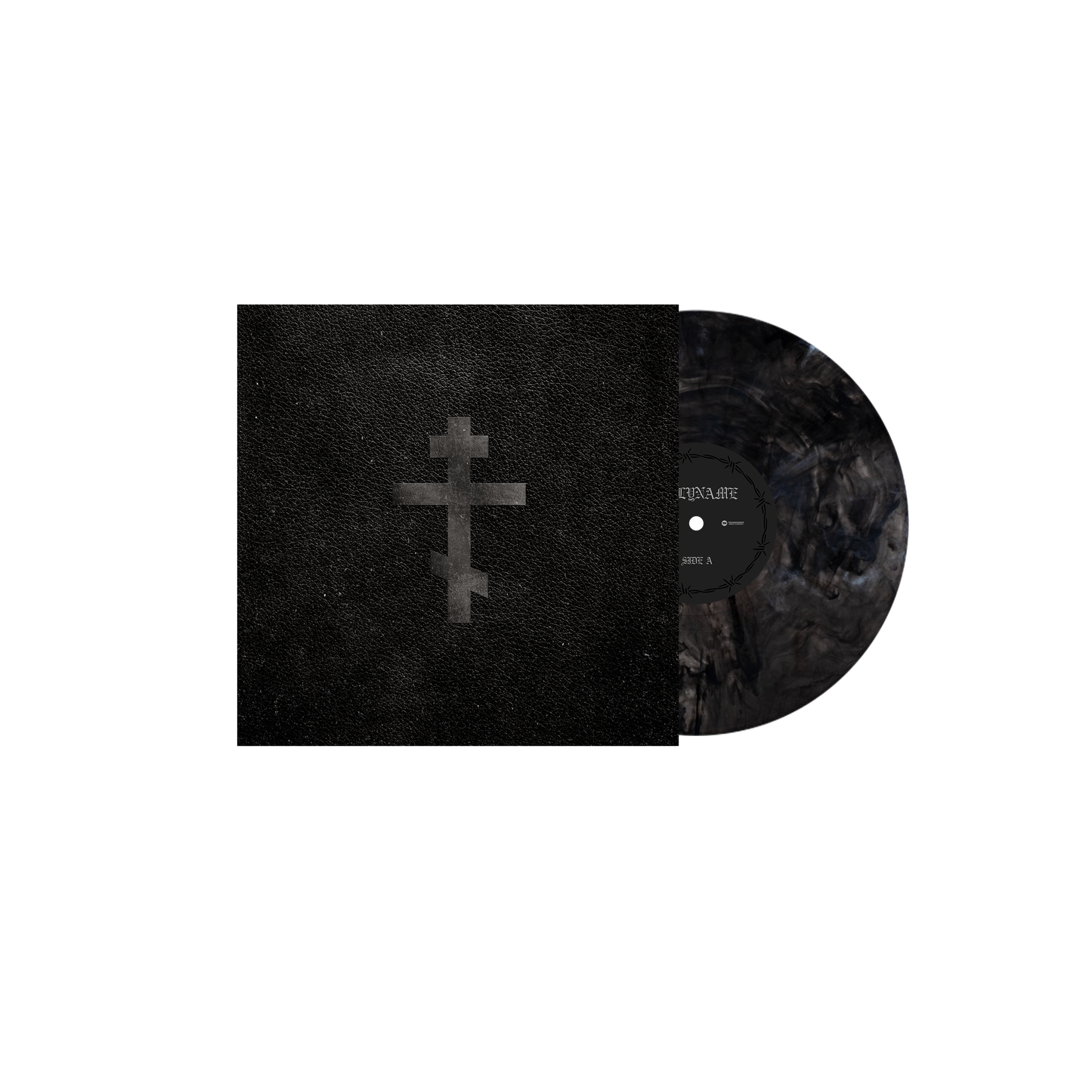 HolyName - THREE BAR CROSS 7" Vinyl (Black Marble)
