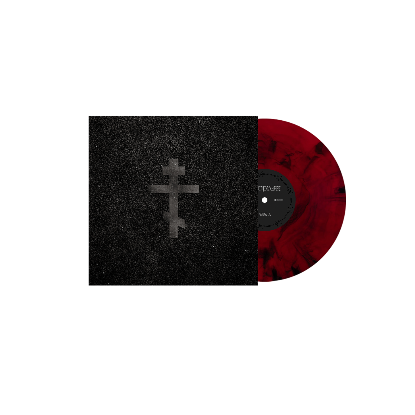 HolyName - THREE BAR CROSS 7" Vinyl (Crimson Marble)