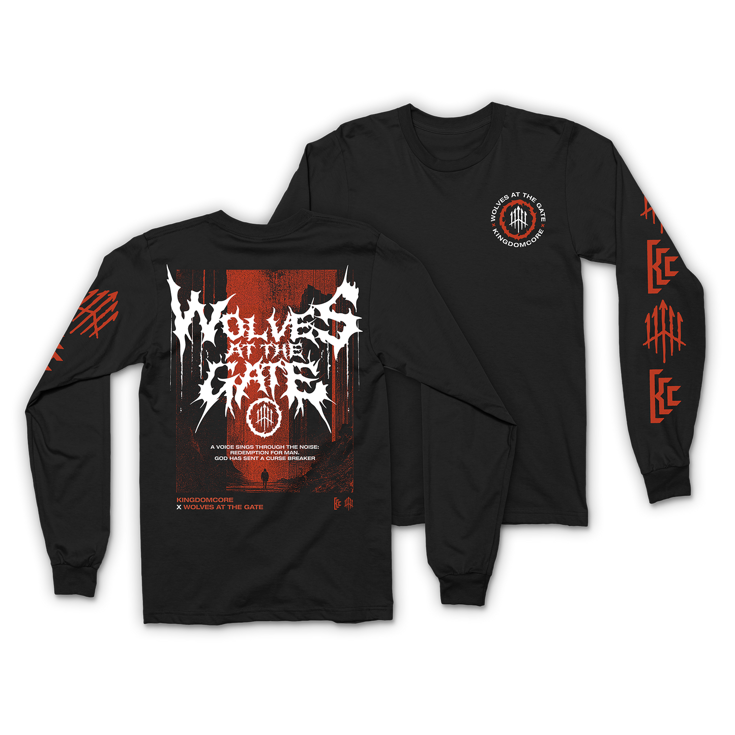 Wolves At The Gate x KingdomCore - "The Wasteland" Long Sleeve