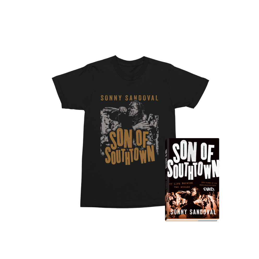Sonny Sandoval - Son of Southtown T-Shirt & *SIGNED* Book Bundle