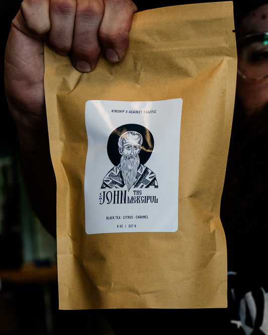 Saint John The Merciful Coffee Beans (Black Tea, Citrus & Carmel Blend)