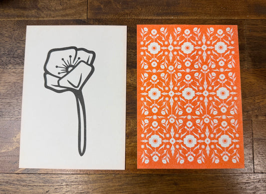 Rock Against Traffic Poppy Card - 5 Pack