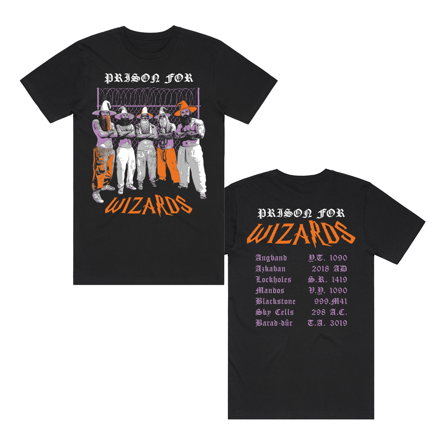 Shayne Smith - Prison for Wizards Would Tour T-shirt